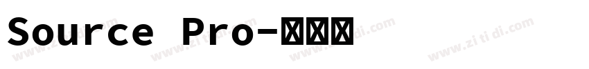 Source Pro字体转换 Source Pro字体转换